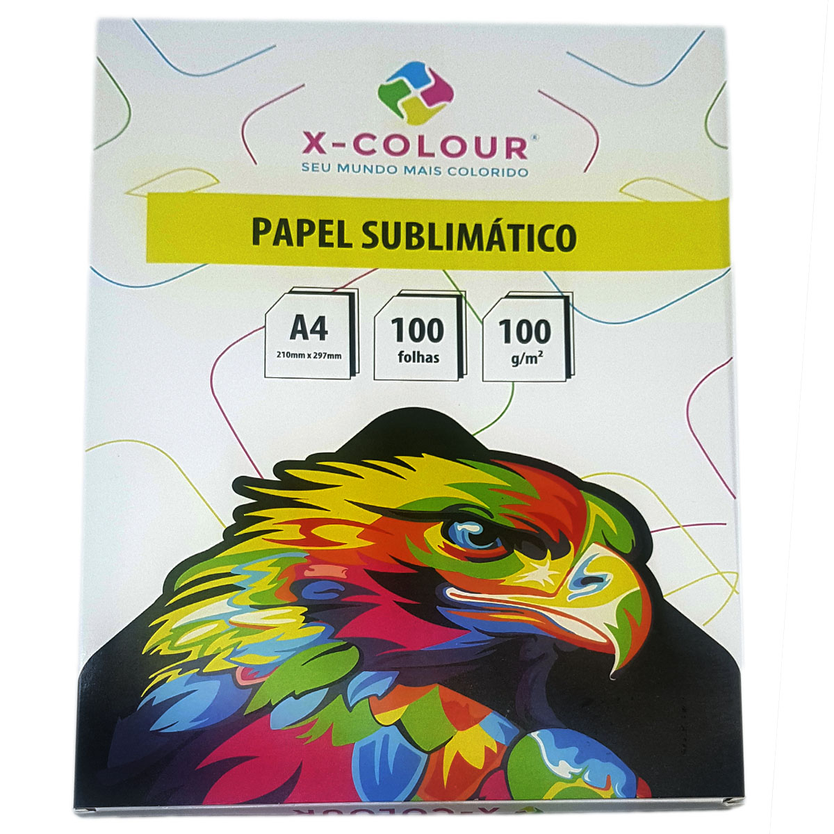 Papel A4 X Colour Pink 100g Para Sublimaçao 100 Folhas Império Da Sublimação A Melhor 1602