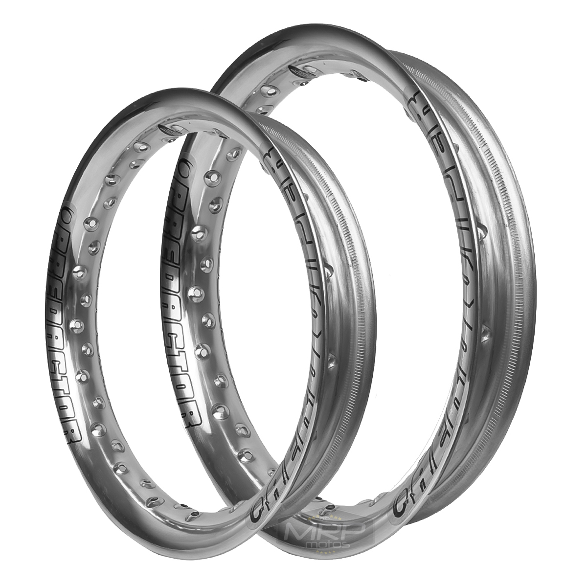 Par Aros em Alumínio Viper Predactor Aero 19x185 e 17x215 Bros Xtz