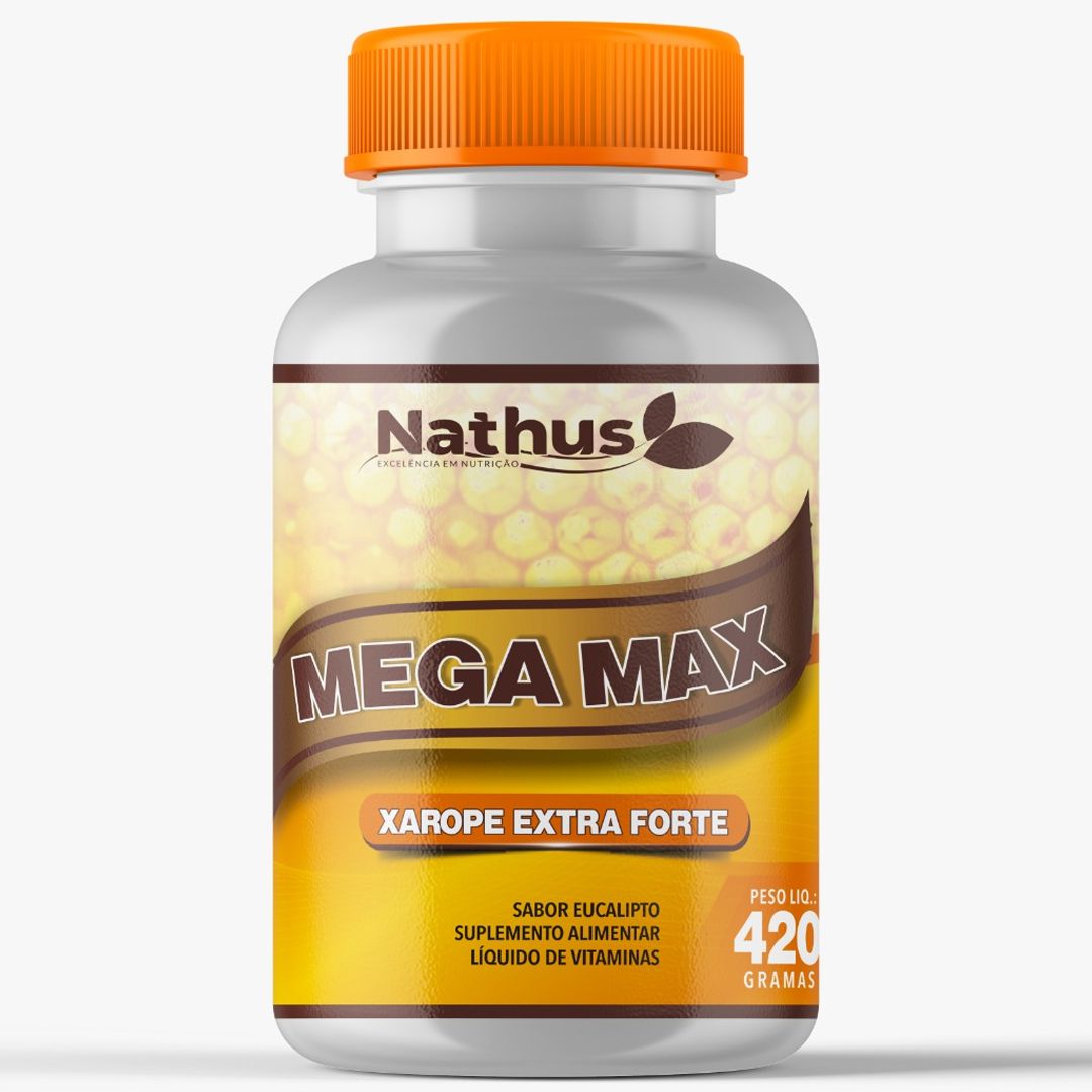 Xarope mega max 420gr - Nathus Brasil - Produtos Naturais