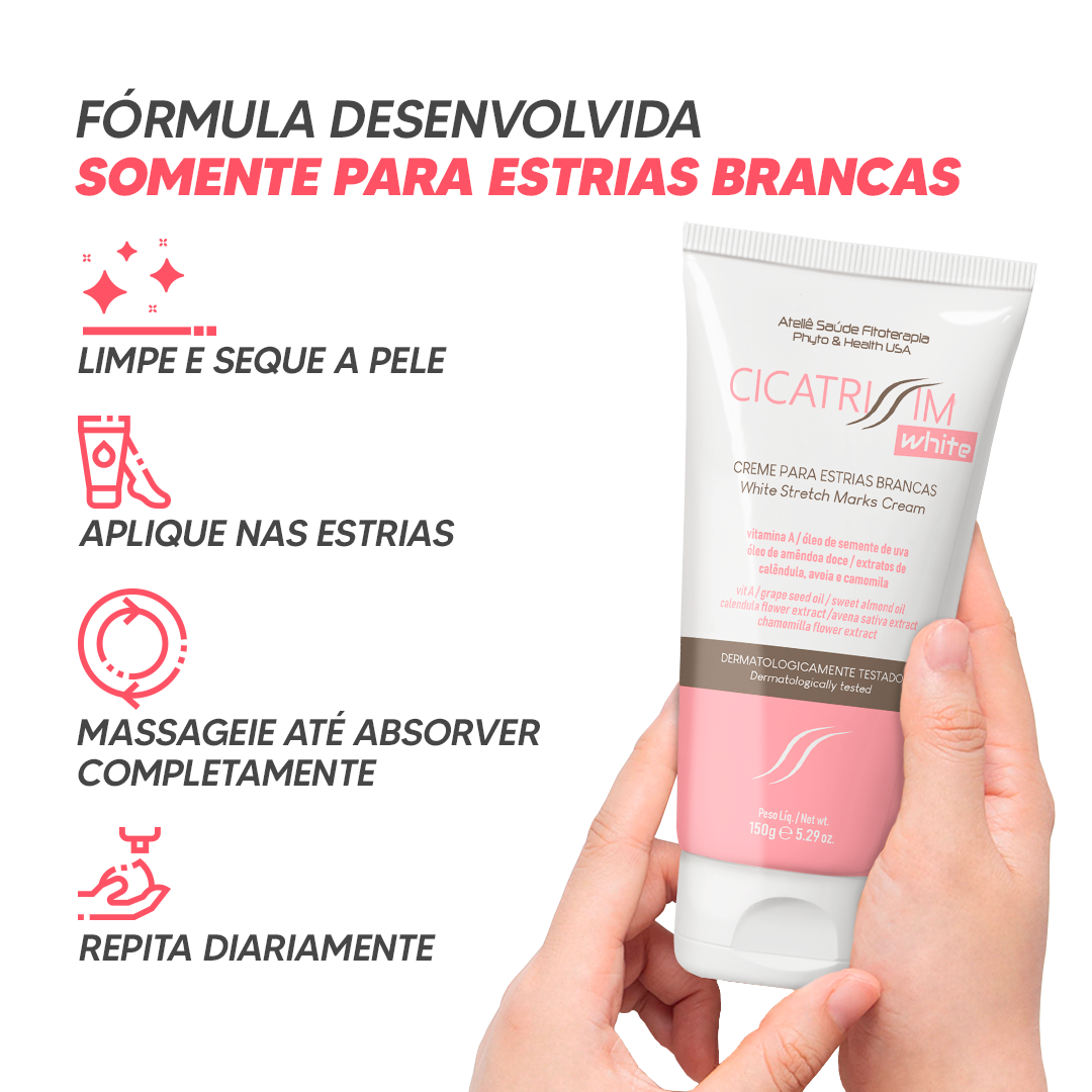 Creme para estrias brancas e antigas mais colágeno hidrolisado - Creme ...