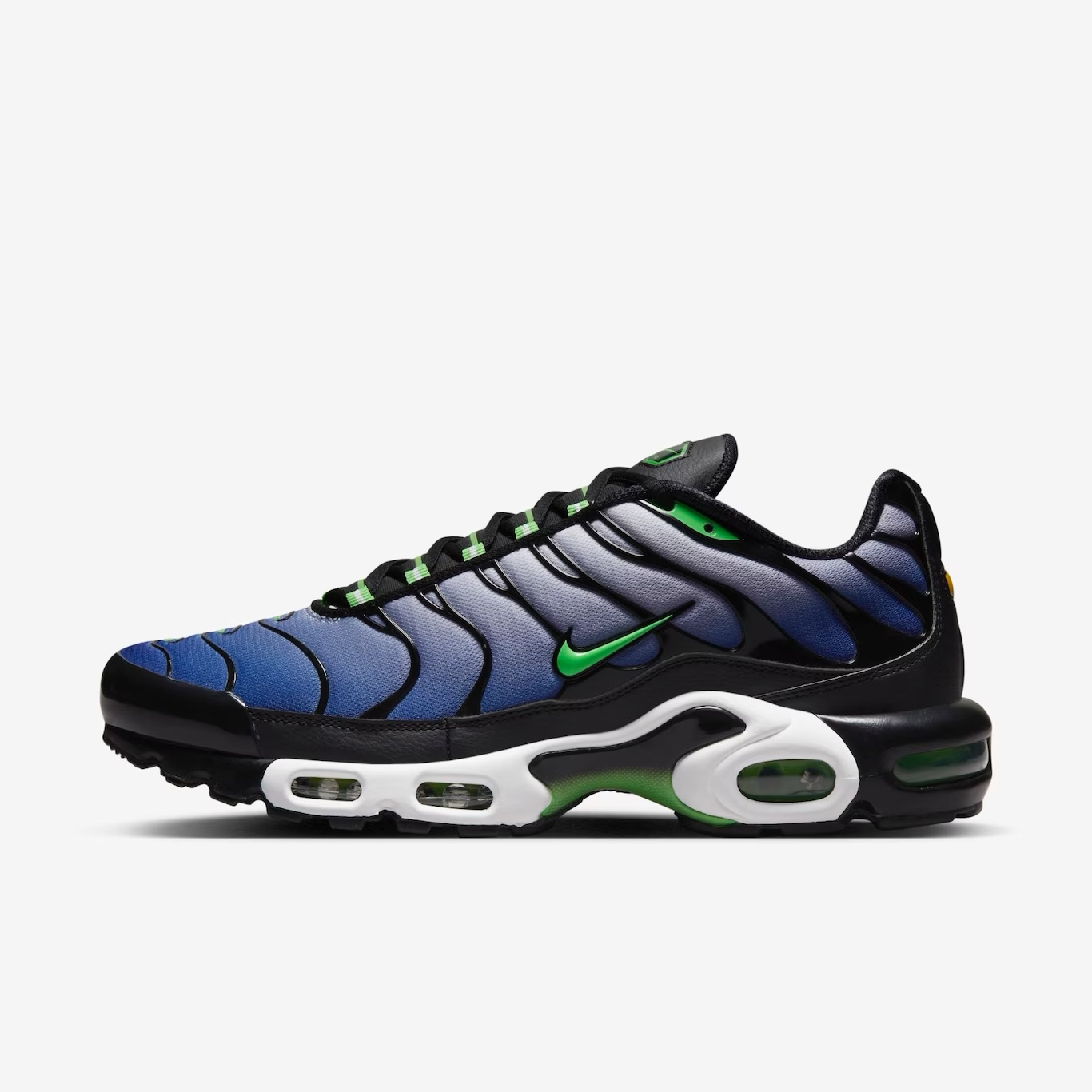 Blue and green store air max plus