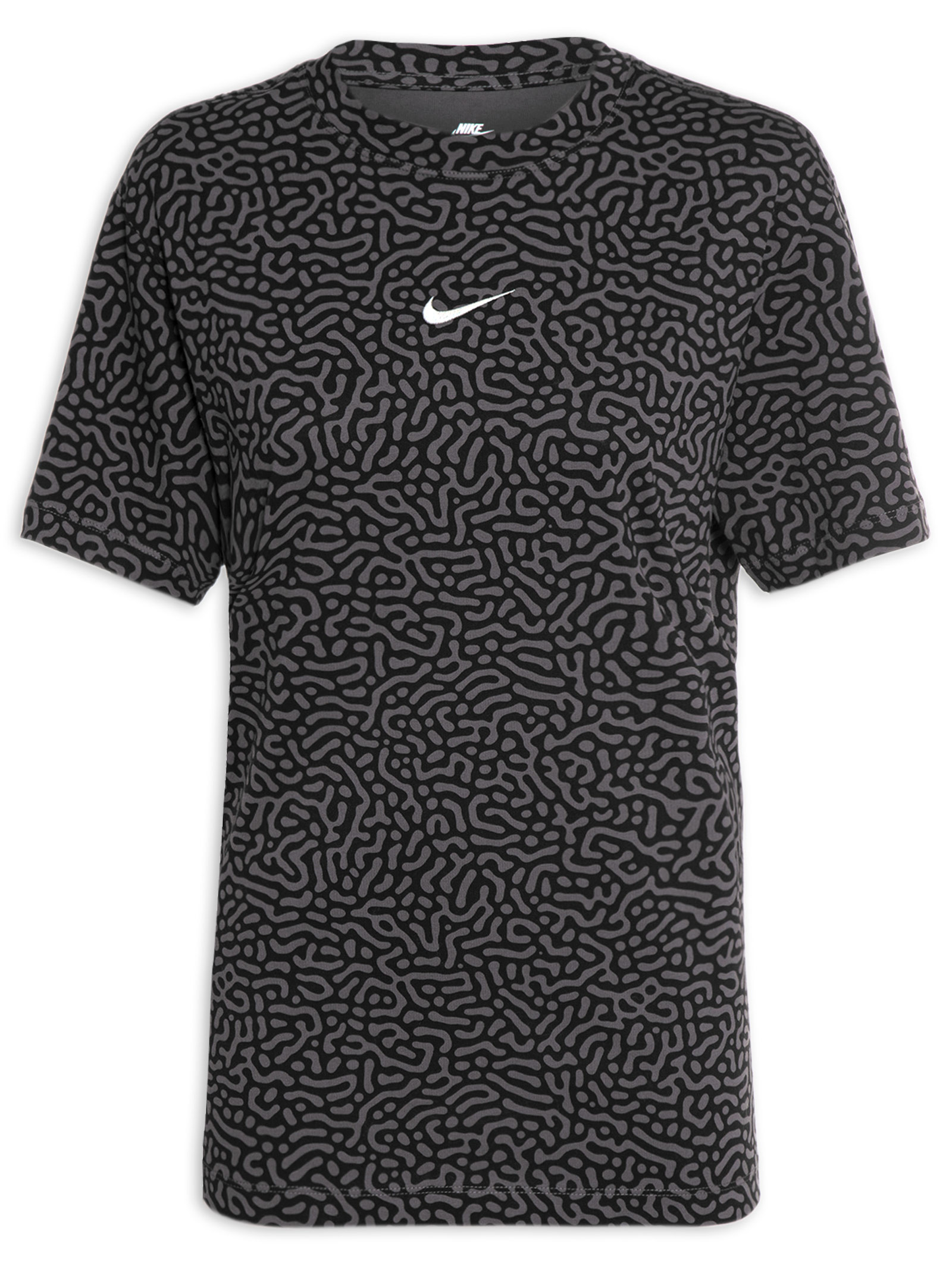 Camiseta Nike Swoosh Animal NSW Preta - Mstock Store