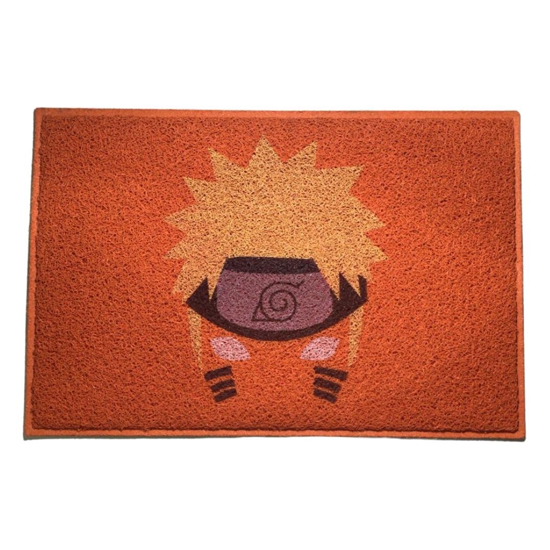 Tapete Capacho Entrada Naruto Akatsuki símbolo anime 60x40 cm