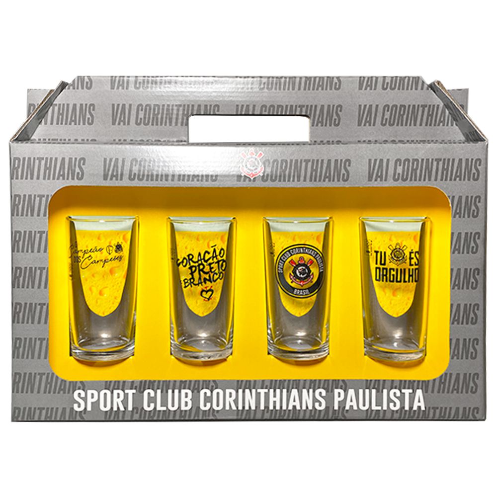 Jogo de Copos Long Drink 300ml Conjunto com 06 Copos Vidro