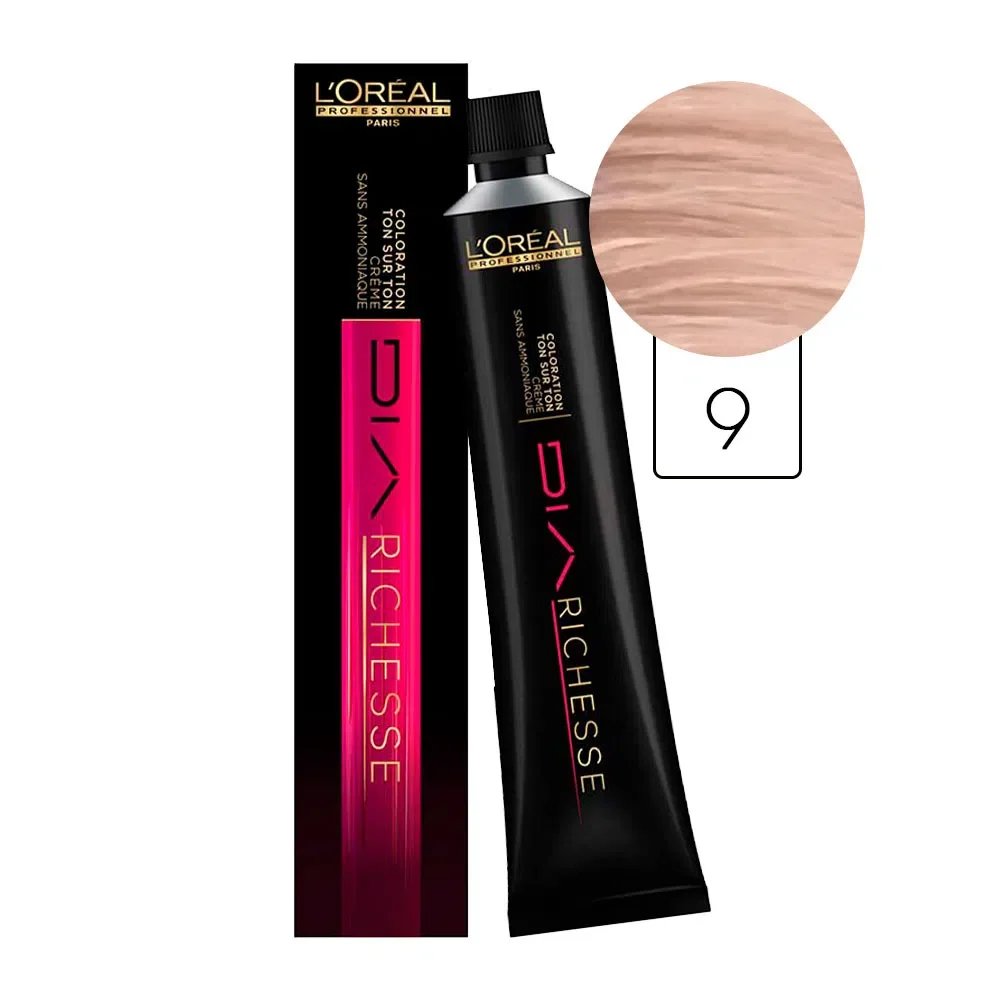 Loreal Profissional Tonalizante Diarichesse 80G Reno 9.03 Dourado -  CABELOS, Coloração- Aflore Cosméticos