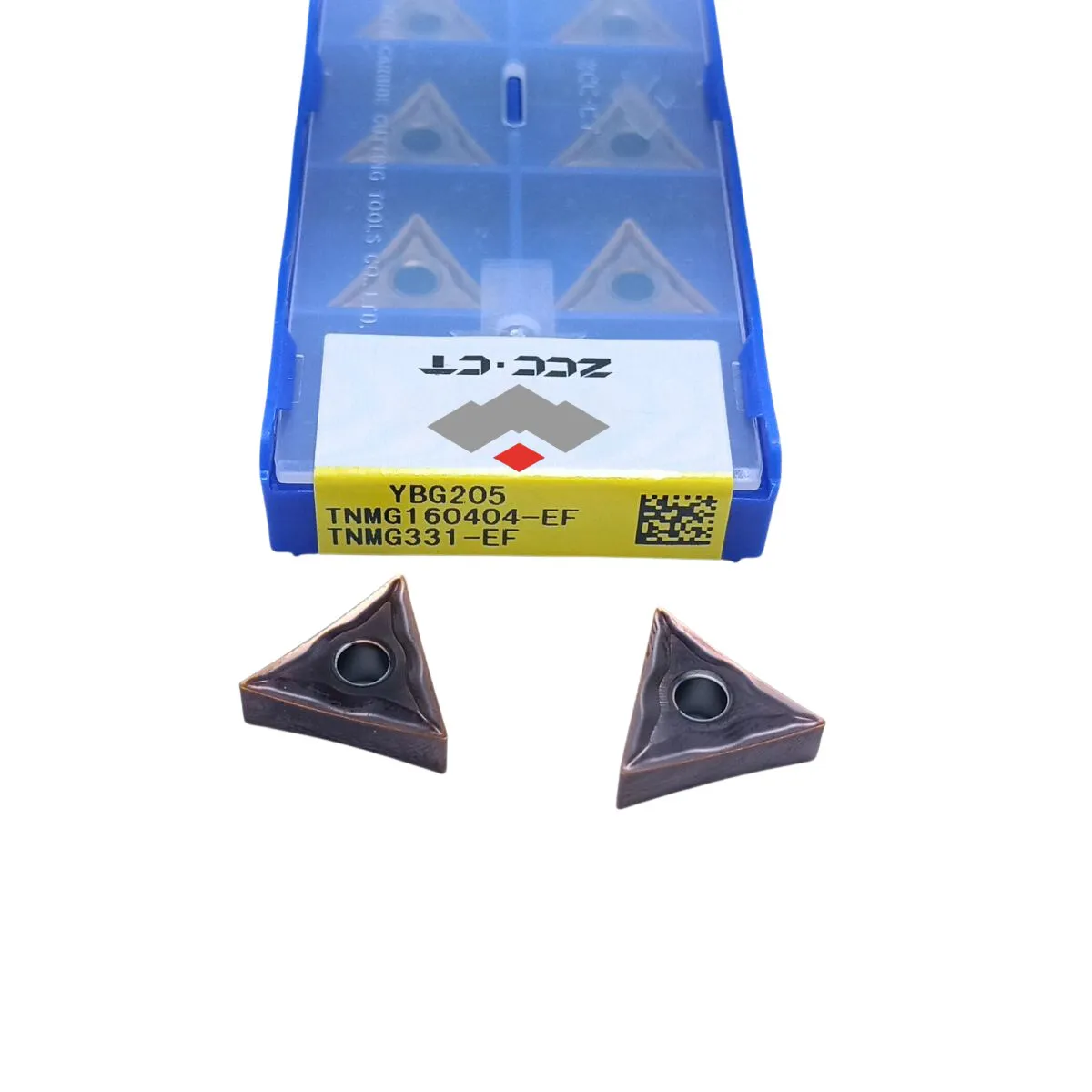 Pastilha TNMG 160404-EF YBG205 para Inox | Alta Performance ZCC