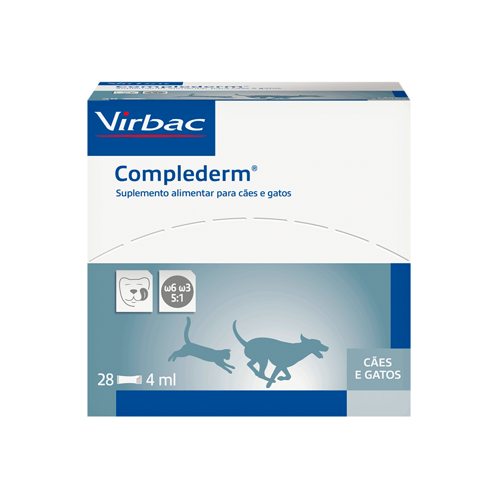 Complederm 4 mL – Ômega 3 e 6 para Pele e Pelo - PrimeVet | Produtos ...