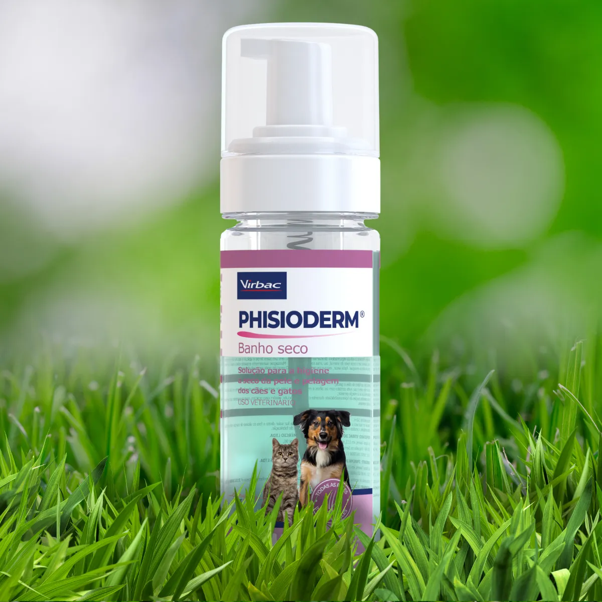 Banho a Seco Phisioderm para Cães e Gatos Virbac 150ml - PrimeVet ...