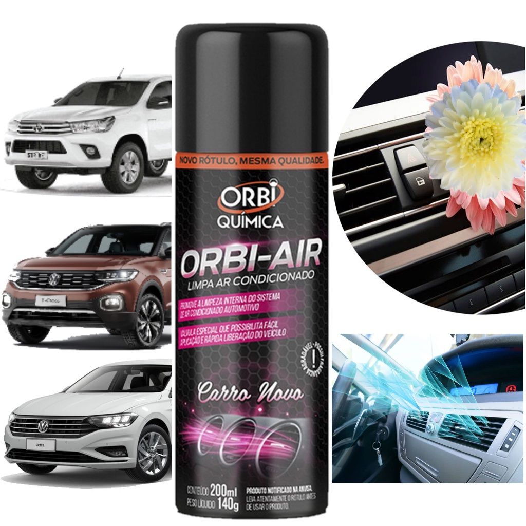 Limpa Ar Orbi Air Carro Novo - MM Distribuidora automotiva| Peças e  acessórios para carros