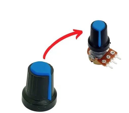 KNOB,KNOB AZUL - ARDUCORE - Robótica Educacional arduino
