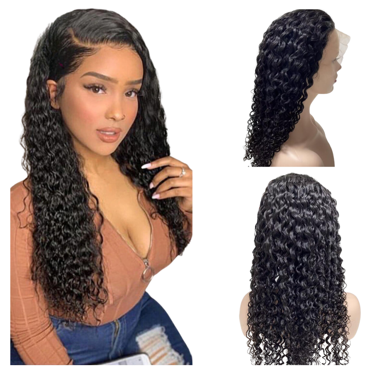 Lace Front 13x4 Cabelo Remy Humano Cacheado 70cm - Lace Hair Brasil