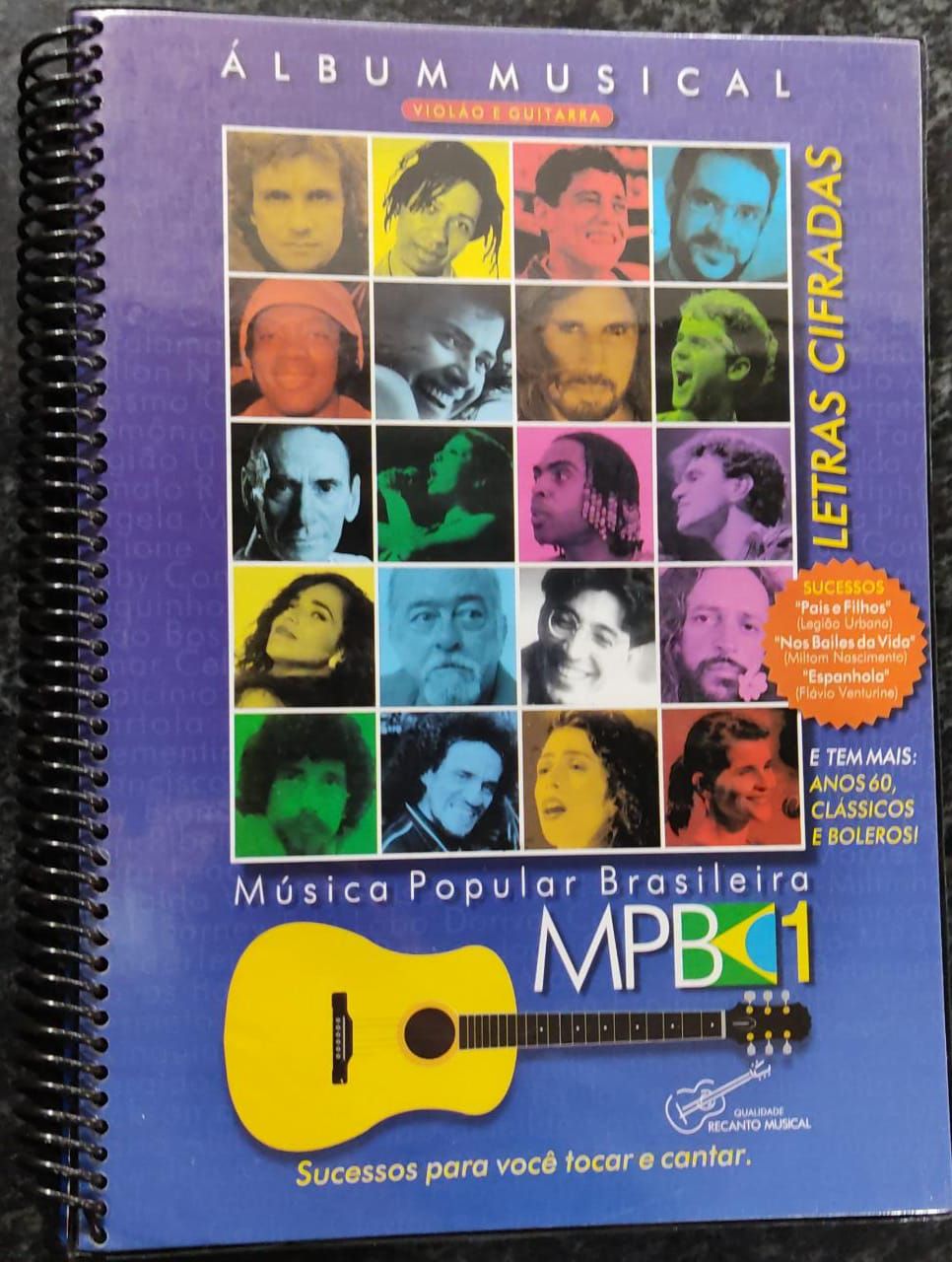 Caderno de Cifras e Tablaturas Violão MPB vol. 1 55 músicas 118 pg -  Academia de Música - Livros de Arte e Fotografia - Magazine Luiza