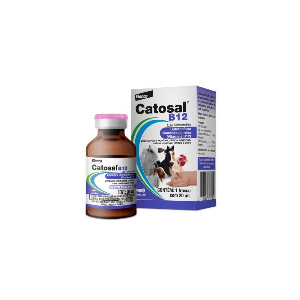 Catosal B12 20mL - Elanco - Agrocampo Giordani: Produtos Veterinários e  Agropecuários