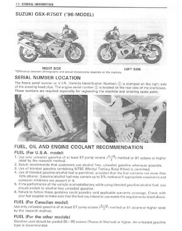 Manual De Serviço Suzuki GSXR 750 SRAD 1996 a 1999 - Mecanicando