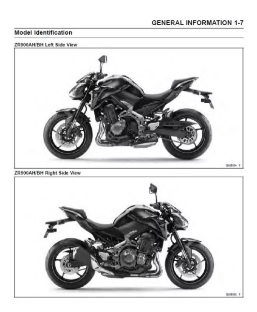 2021 KAWASAKI Z900 SERVICE MANUAL PDF visual data 6