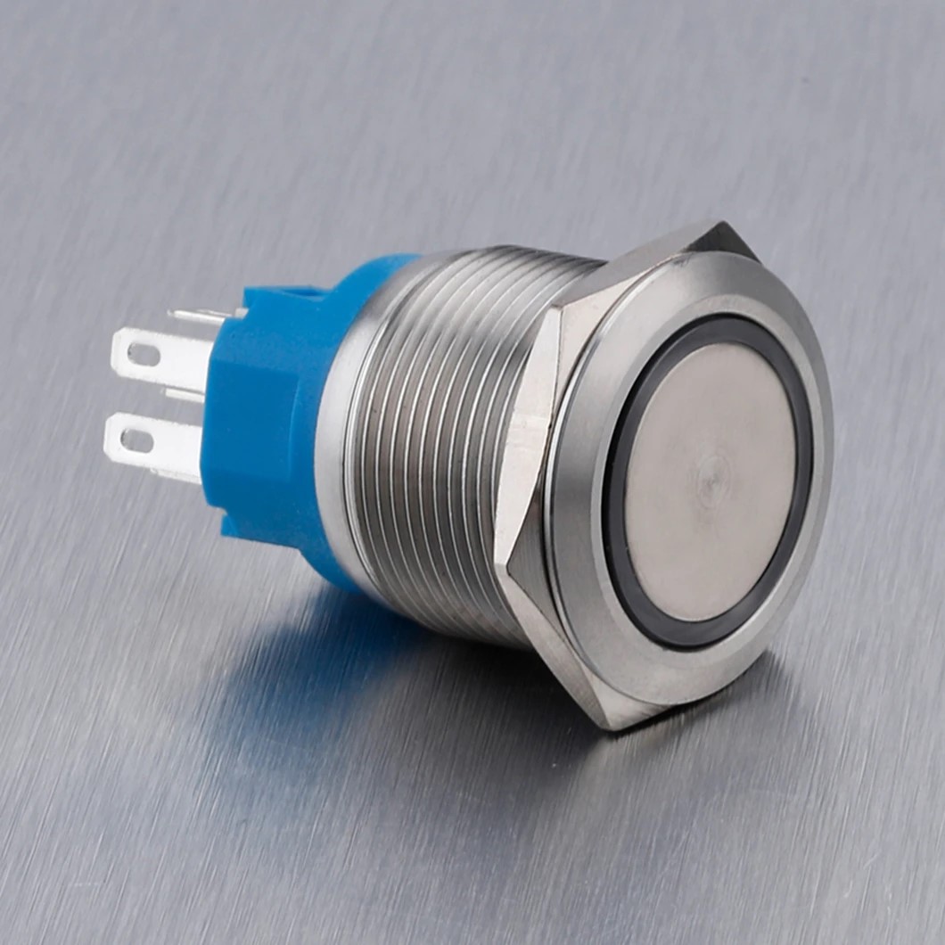 🔘 Botão ON/OFF 12mm Verde | LED 12V ou 24V Inox à Prova d’Água ...