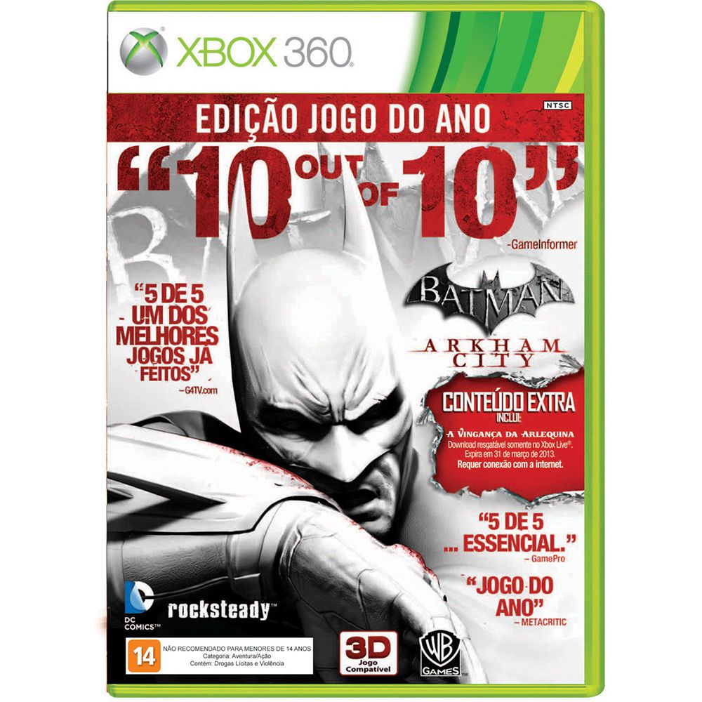 Os 5 Melhores Jogos do XBOX 360