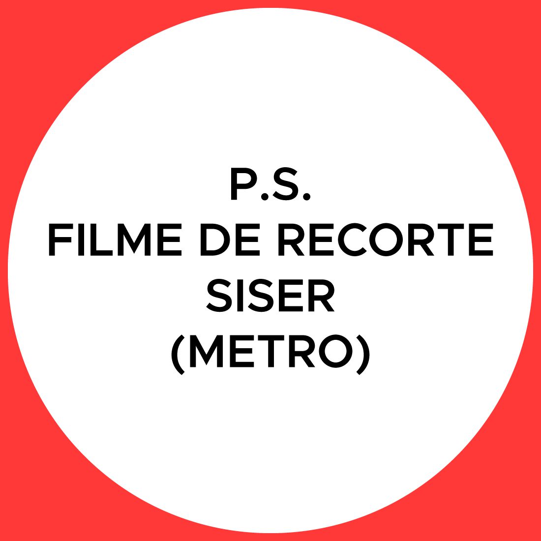 FILME DE RECORTE TERMOCOLANTE PS FILM 25x50 CM - SISER - Mídias 2 Print -  Produtos para Sublimação e Impressão