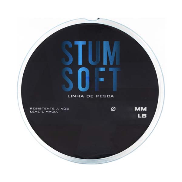 Stum Linha Stum Soft 300m Azul 0.25mm - PAPASIRI