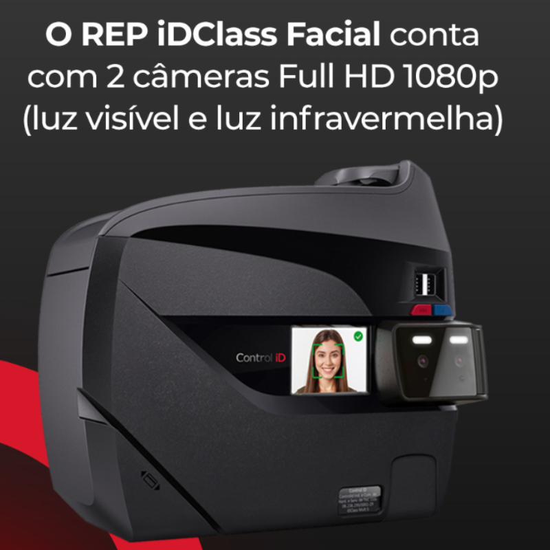Relógio de Ponto REP iDClass Facial
