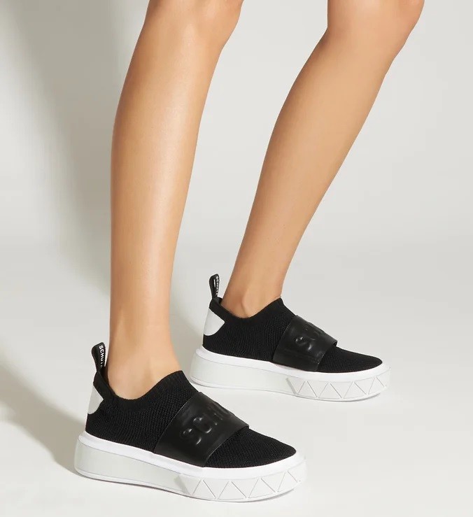 TENIS SCHUTZ KNIT NAPPA - PRETO - Lojas Trend