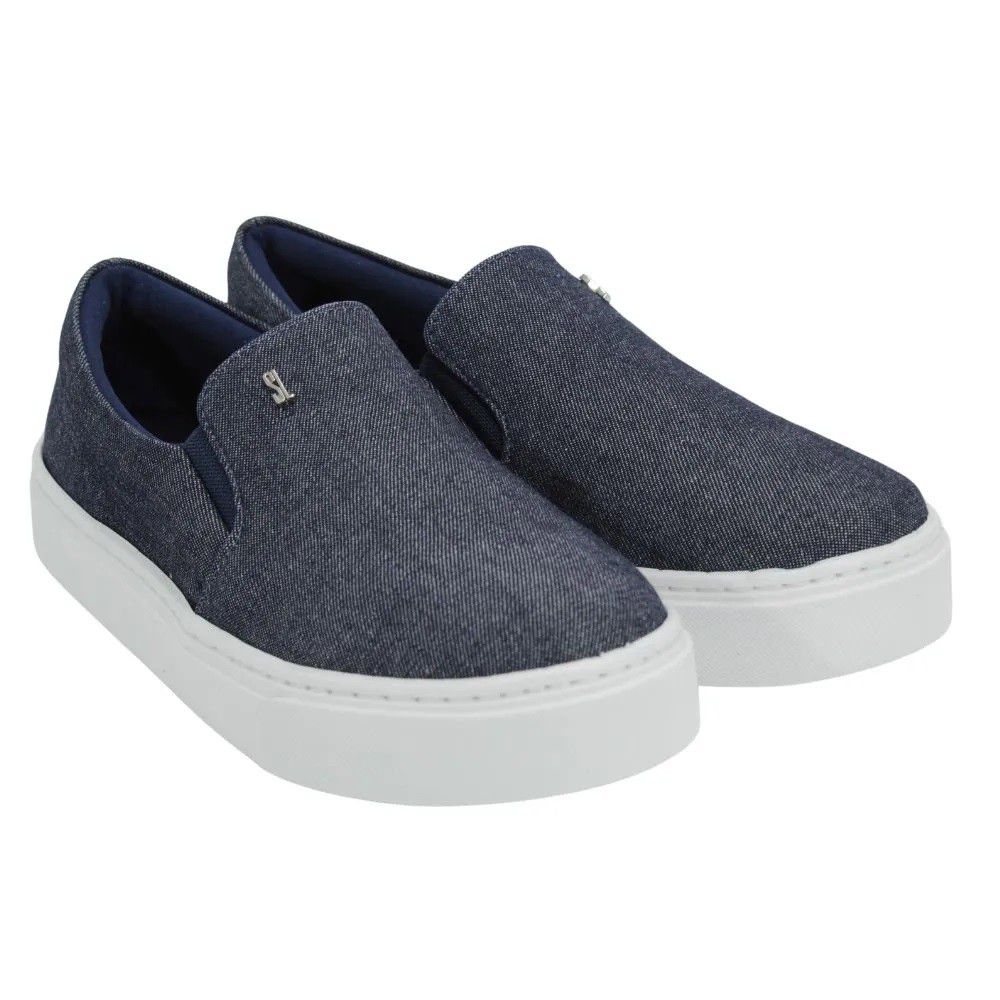 Tênis Santa Slip On Santa Lolla NÃ³ Cinza TENIS SANTA LOLLA SLIP