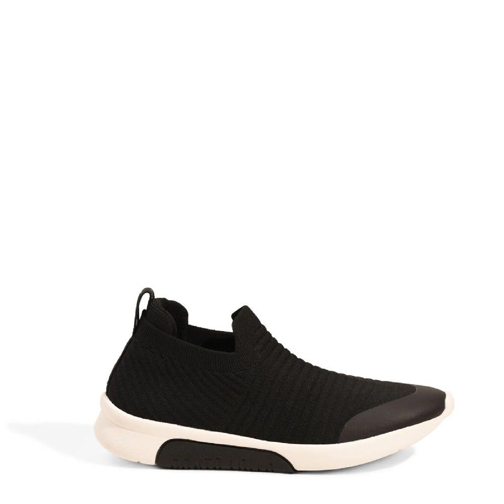 TENIS SANTA LOLLA SLIP ON KNIT PRETO Lojas Trend