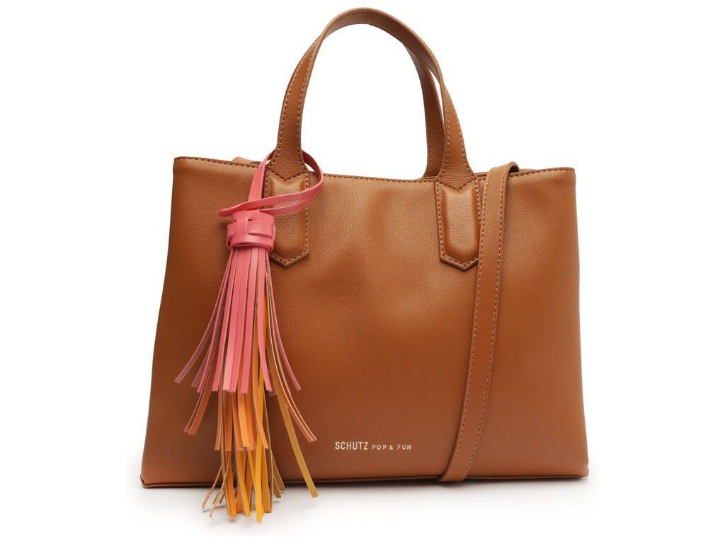 BOLSA SCHUTZ TOTE THAISA - CARAMELO - Lojas Trend
