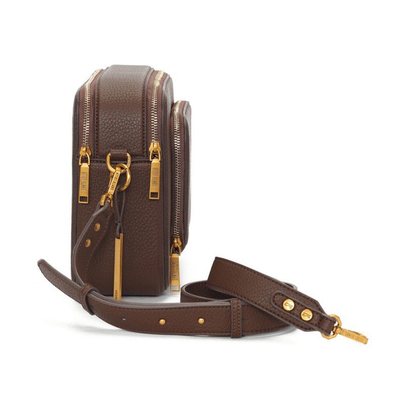 BOLSA SANTA LOLLA TIRACOLO ALÇA AJUSTÁVEL MEDIA - COCOA - Lojas Trend