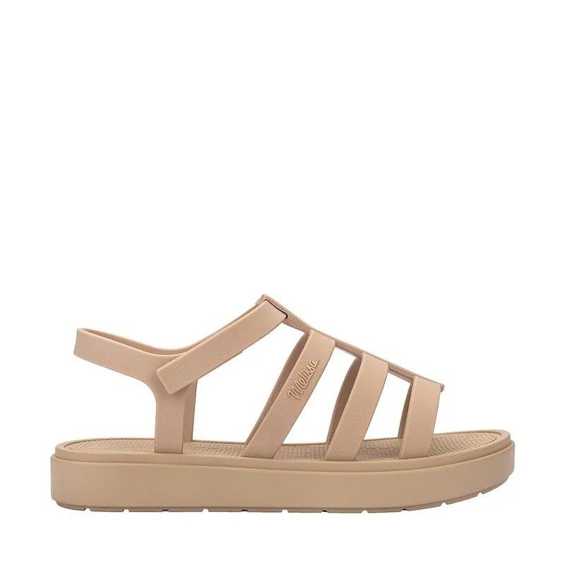 SANDALIA MELISSA SUN RODEO PLATFORM BEGE Lojas Trend