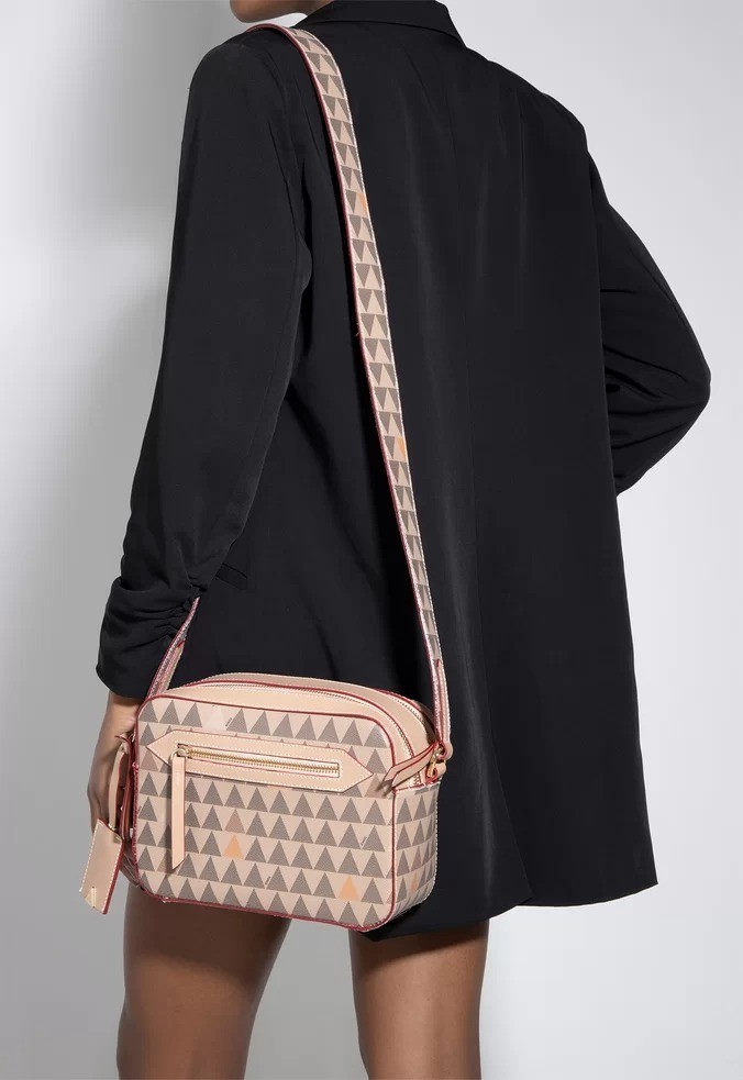 BOLSA SCHUTZ TIRACOLO LILI TRIANGLE ROSE Lojas Trend