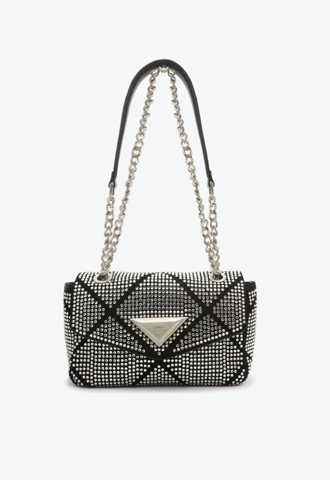 ばやし Bolsa Satchel 944 Media Couro Vinho | Schutz