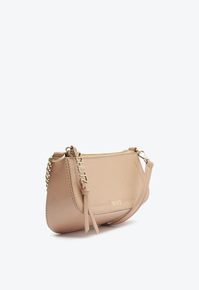 BOLSA SHOULDER TINA PEQUENA-BEGE - Lojas Trend
