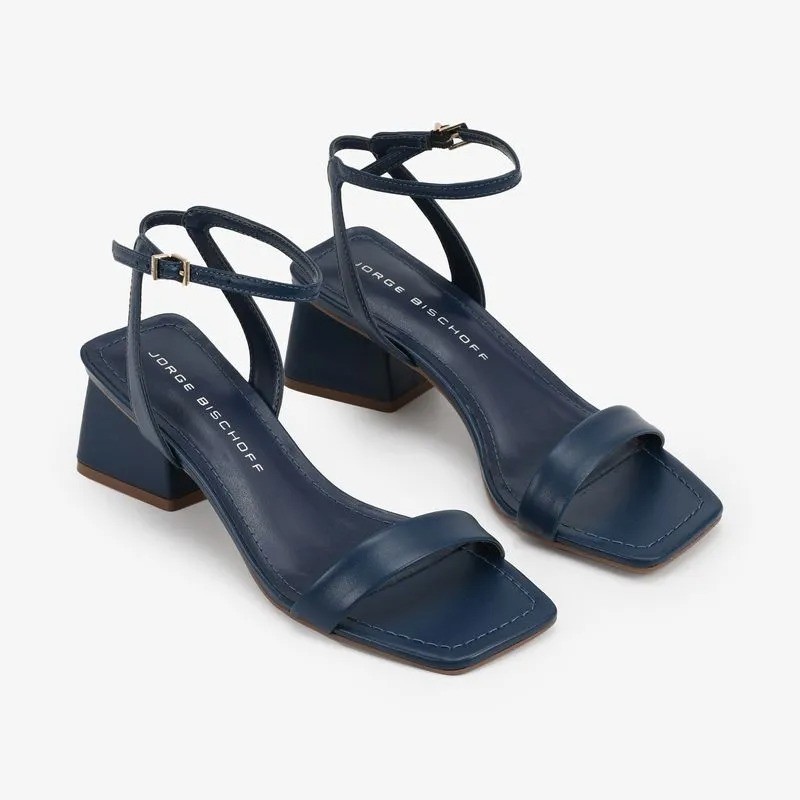 Clearance sandalia salto bloco baixo 2025