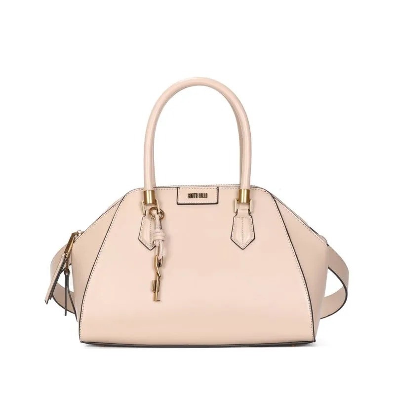 BOLSA SANTA LOLLLA SOFT ALCA DUPLA BEGE - Lojas Trend