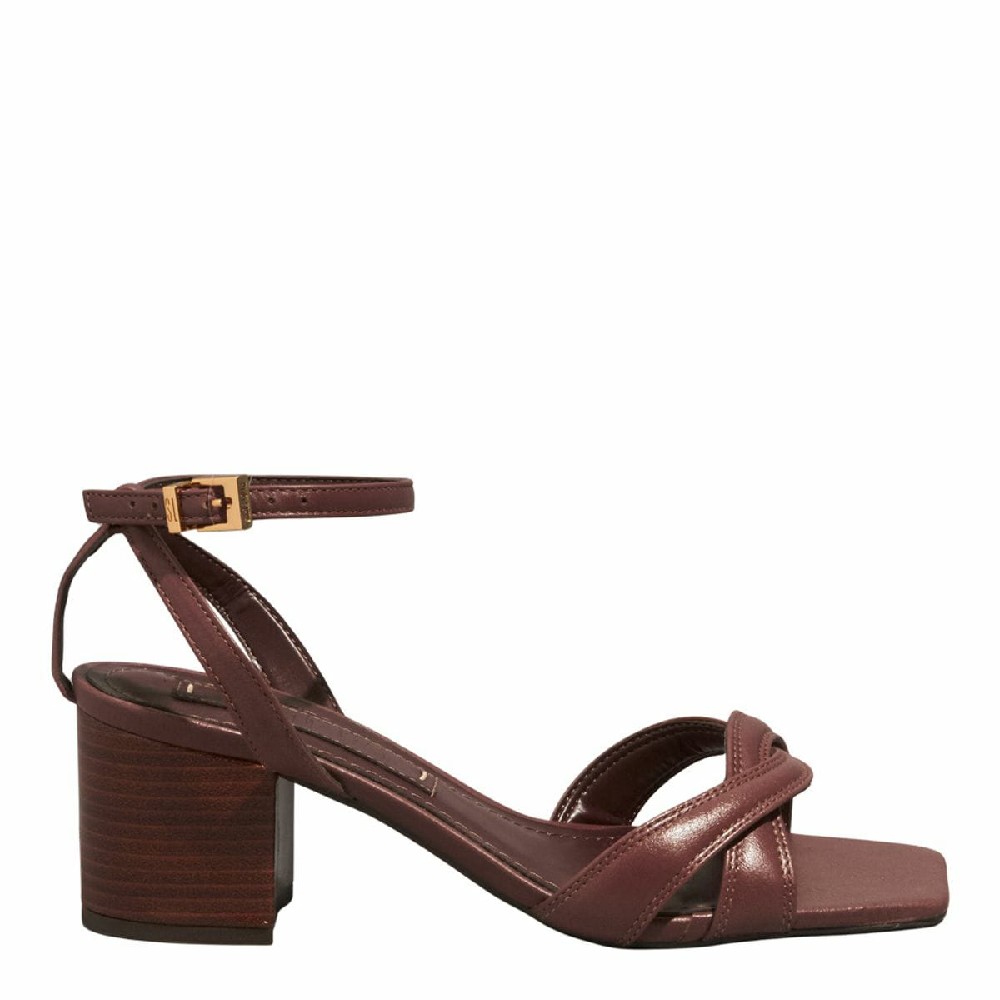 sandália feminina sandalia salto grosso baixo santa lolla