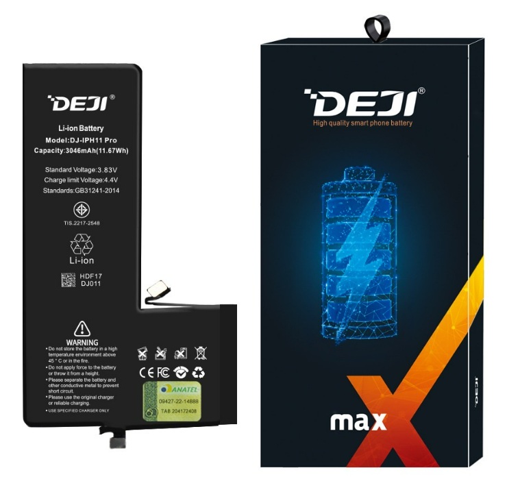 Bateria Apple iPhone 11 Pro Deji - X3 Distribuidora - Peças e