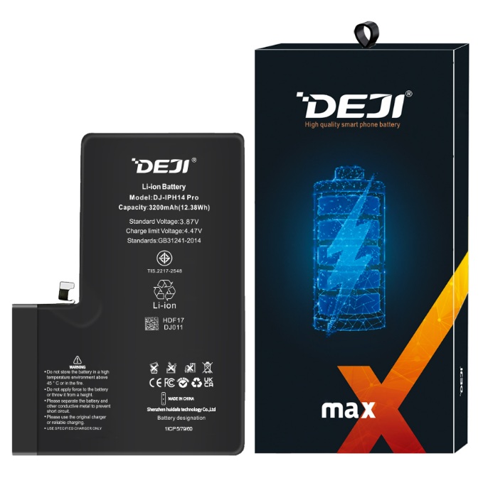 Bateria Apple iPhone 14 Pro Deji - X3 Distribuidora - Peças e
