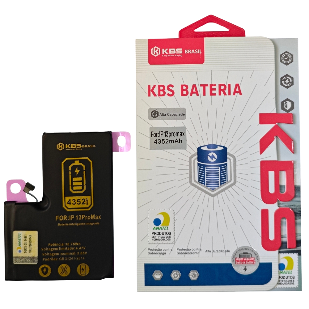 Bateria Apple iPhone 13 Pro Max KBS - X3 Distribuidora - Peças