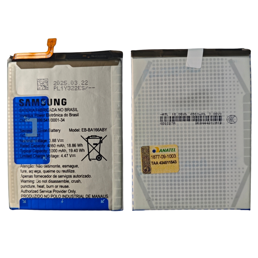 Bateria Samsung A16 5G (A166) Original - X3 Distribuidora - Peças