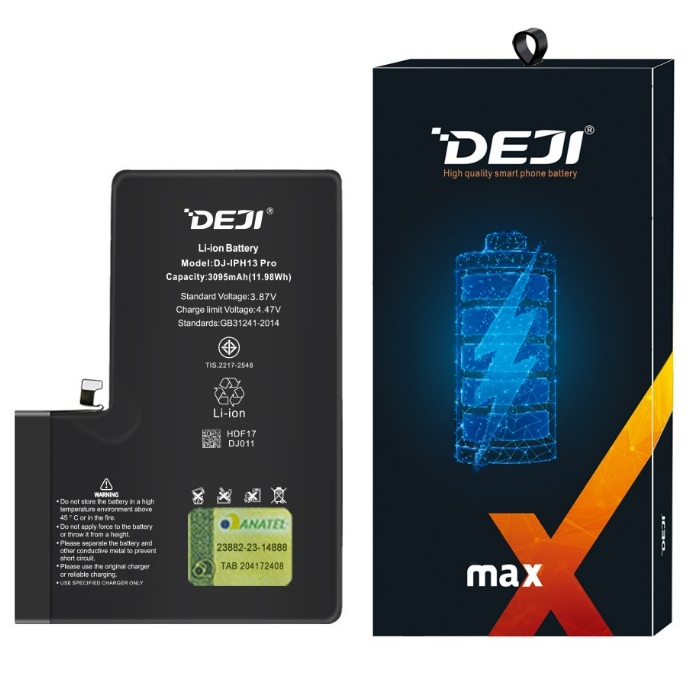 Bateria Apple iPhone 13 Pro DECODE Deji - X3 Distribuidora - Peças