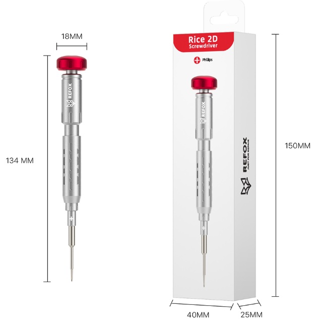 Chave Phillips 1.5mm RS2 2D - Refox - X3 Distribuidora - Peças