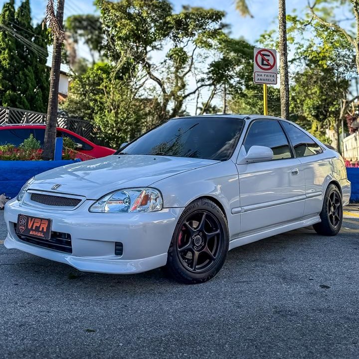 Jogo de Rodas VLF 42 Aro 15 4x100 Civic Gol Up TSI Onix HB20 Preta Preto