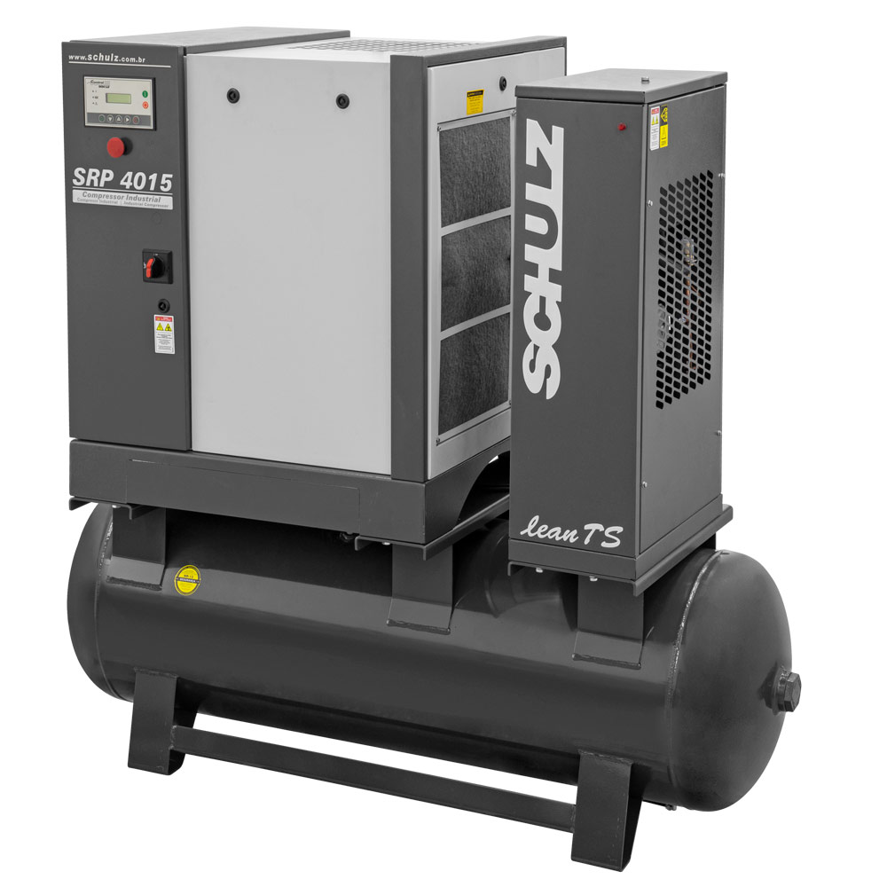 COMPRESSOR PARAFUSO SRP 4015 LEAN TS COM SECADOR E PURGADOR