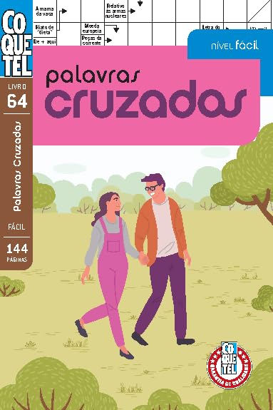 Livro Coquetel Palavras Cruzadas Nível Fácil Ed 64 - Coquetel