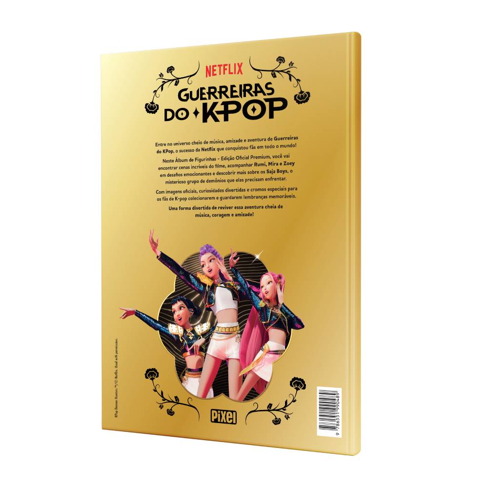 Livro Ilustrado Oficial Guerreiras do K-Pop – Edição Premium