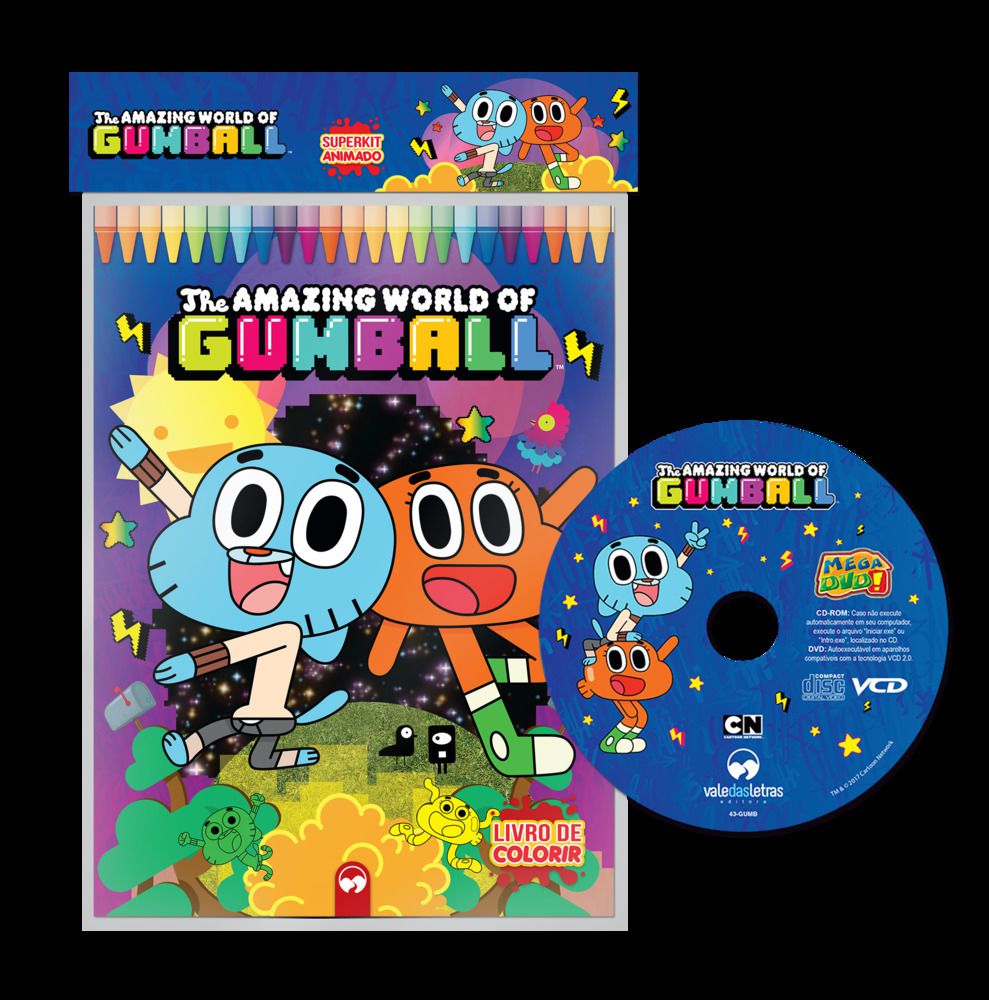 O Incrível Mundo De Gumball Superkit Animado - Livraria Internacional SBS