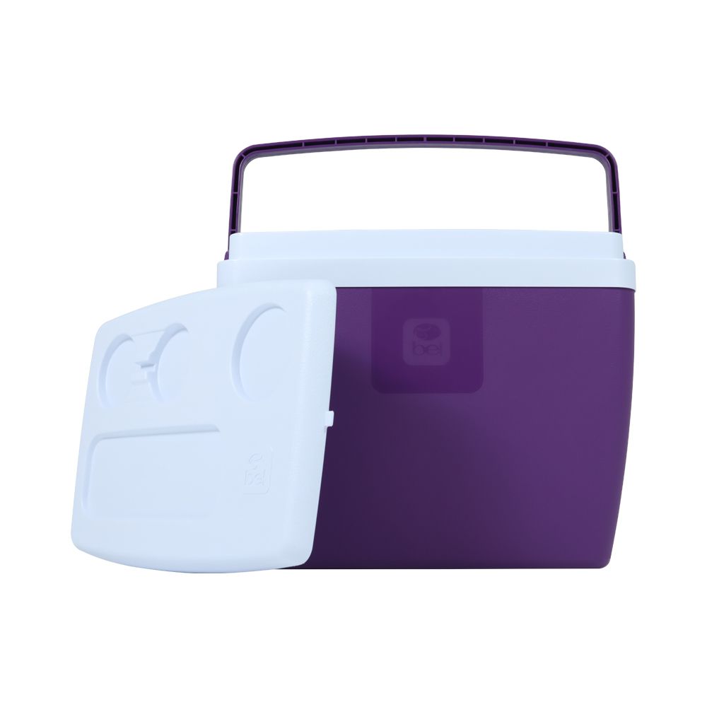 Caixa Térmica 34L Roxa c/ Branco - Bel - Auto Equip