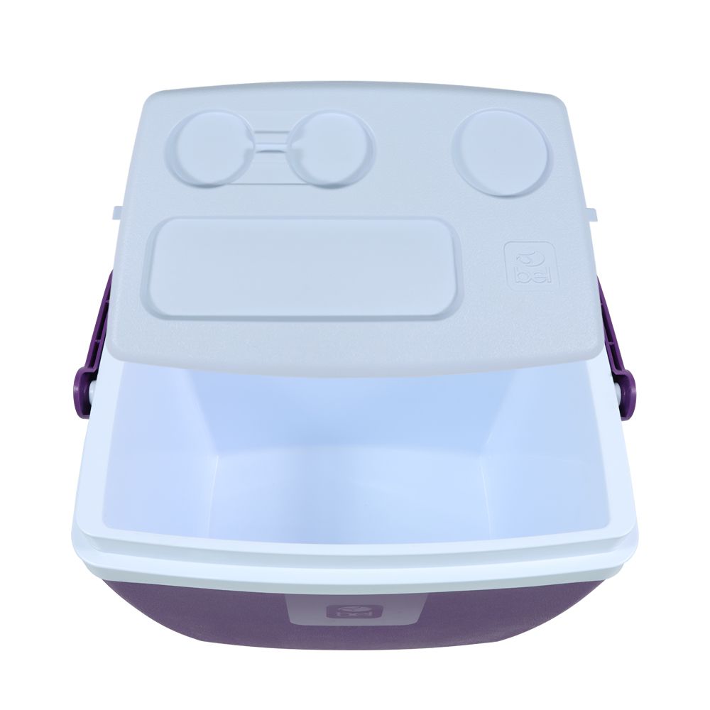 Caixa Térmica 34L Roxa c/ Branco - Bel - Auto Equip