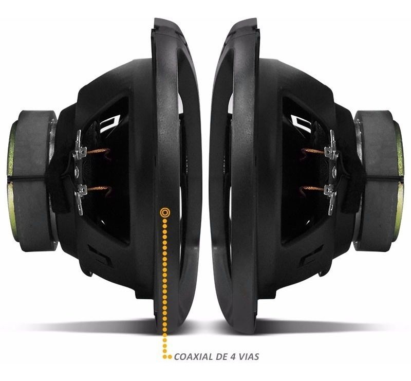 Par de Alto-falantes TS 6960BR QUADRIAXIAL 6 X 9 POL RMS 100W